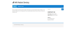 Desktop Screenshot of nrvpediatricdentistry.com